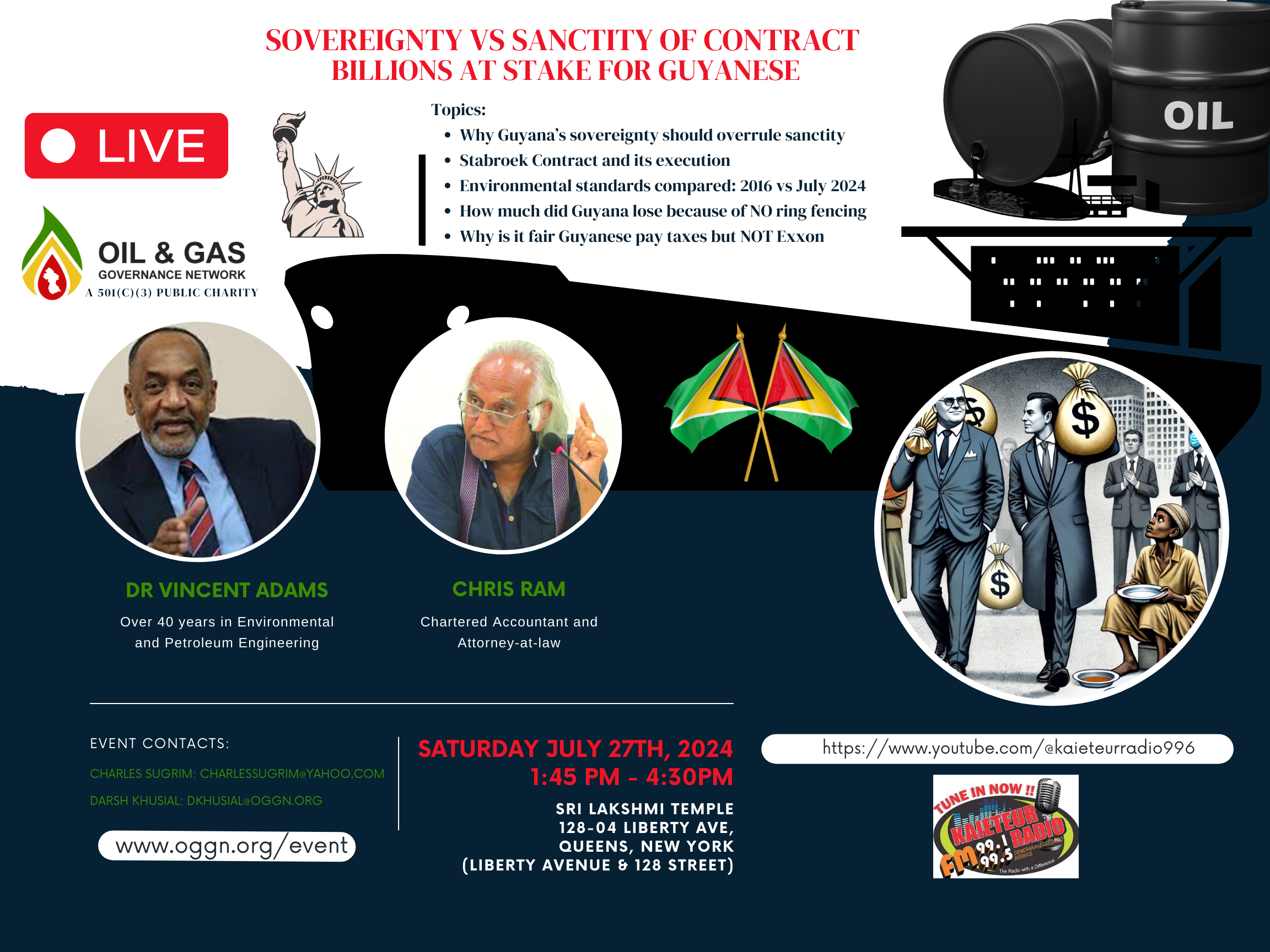 OGGN Event in NYC on Saturday July 27th, 2024