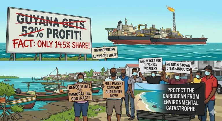 Guyanese will not fall for Exxon flashing US$100m considering the many indignities