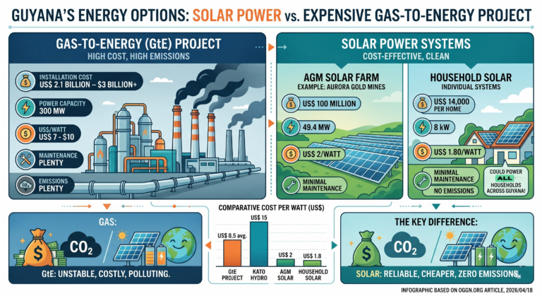 Solar power vs. expensive Gas-to-Energy project