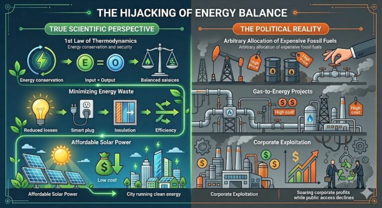 Pres. Ali ‘hijacked’ the term “energy balance”