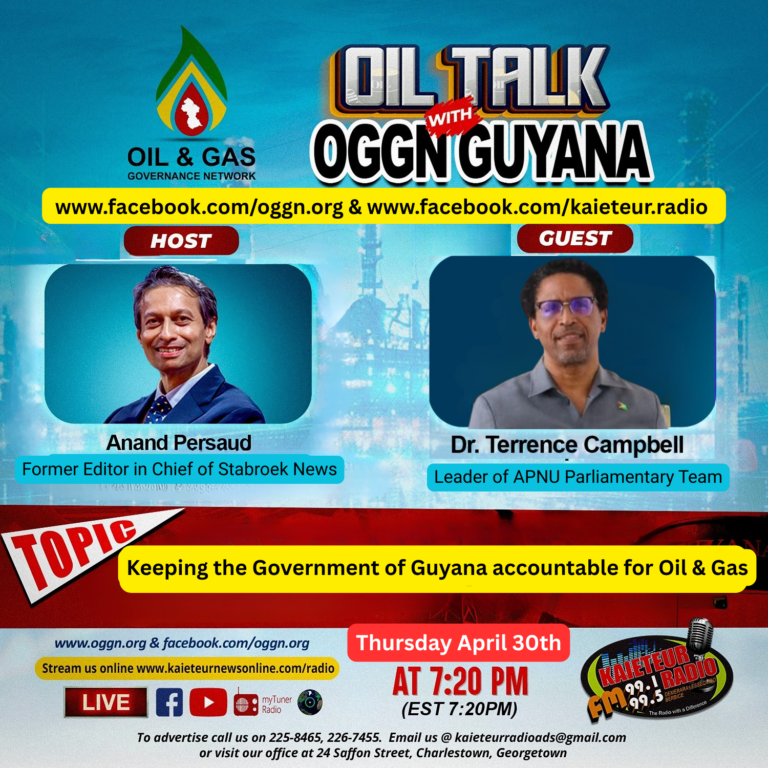 Keeping the Government of Guyana Accountable for Oil &Gas