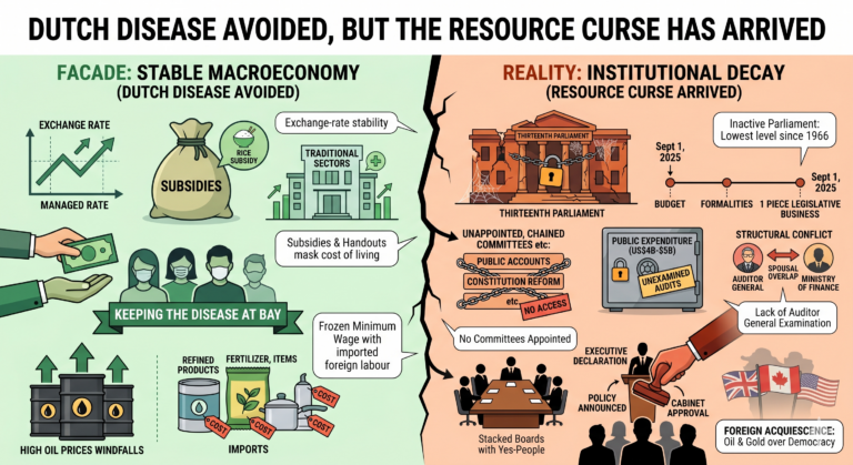 Dutch Disease Avoided. The Resource Curse Has Arrived.