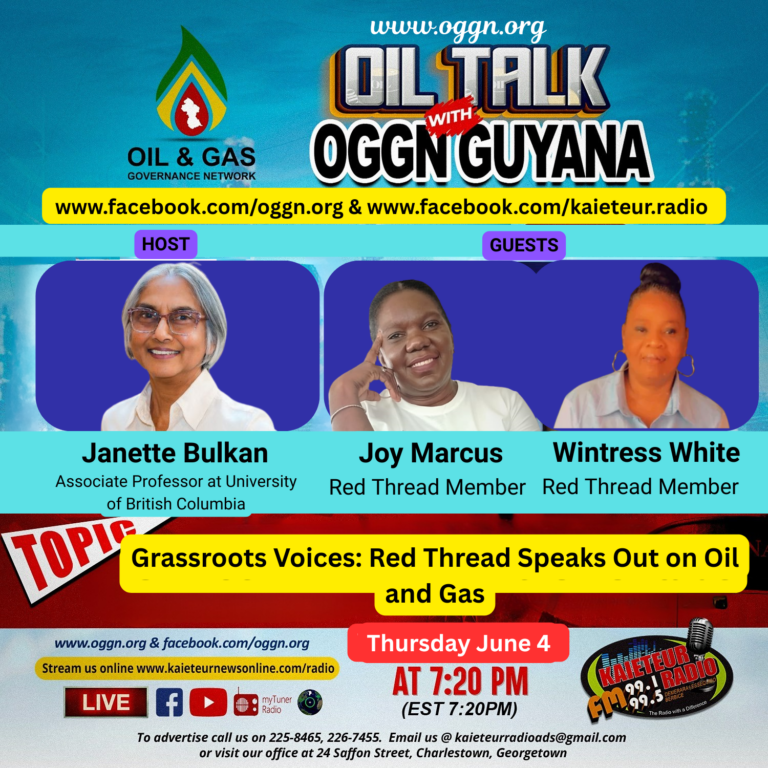 OilTalk – Grassroots Voices: Red Thread Speaks Out on Oil & Gas